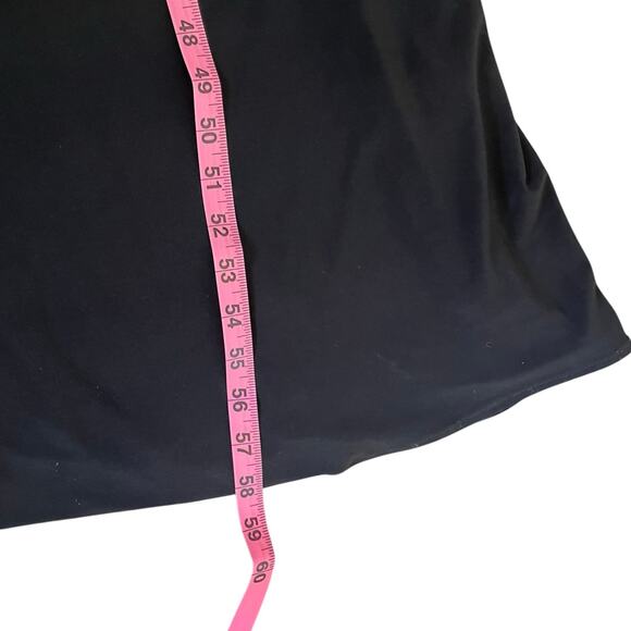 R & M Collection Dress Size 12 Black Nude Long Formal Sequins Stretchy Event - Picture 8 of 11